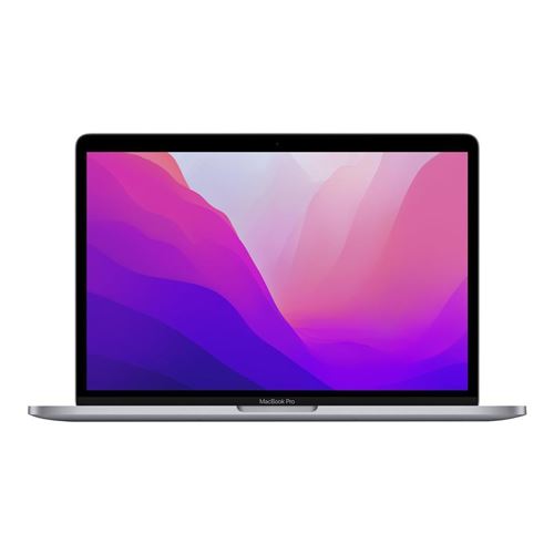 Apple MacBook Pro 13 256 Go SSD 8 Go RAM Puce M2 CPU 8 cœurs GPU 10 cœurs Argent 2022 Reconditionné