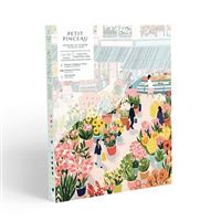 Coffret de peinture au numéro La Petite Epicerie Petit Pinceau Flower Market par Zaze Art