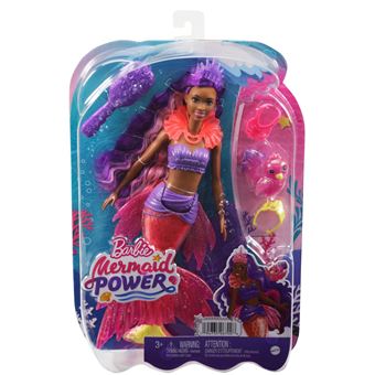 Poupée Barbie Brooklyn Sirène Mermaid powe - 1