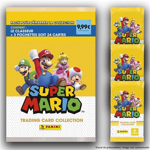 Jeu de cartes Panini Super Mario Starter Pack