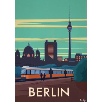 Affiche Sergeant Paper Berlin 30x42 cm Edition limitée signée