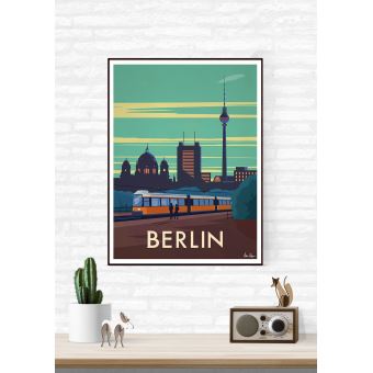 Affiche Sergeant Paper Berlin 30x42 cm Edition limitée signée