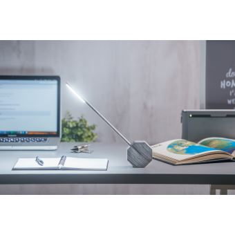 Lampe de bureau Gingko Octogone Cendre