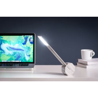 Lampe de bureau Gingko Octogone Cendre