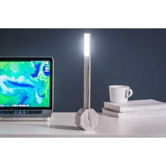 Lampe de bureau Gingko Octogone Cendre