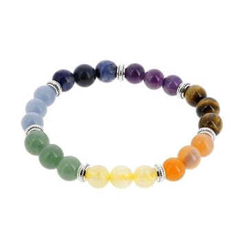 Bracelet 7 chakras Pierres Naturelles