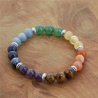 Bracelet 7 chakras Pierres Naturelles