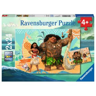 PROMO Jeux Ravensburger - 3 PUZZLES + 1 MEMORY - VAIANA Disney-21 272 9 -  Neuf