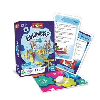 Jeu de cartes Bioviva Enigmes Villes et Pays