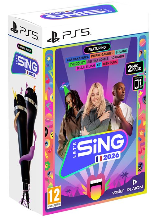 Let's Sing 2026 + 2 micros PS5