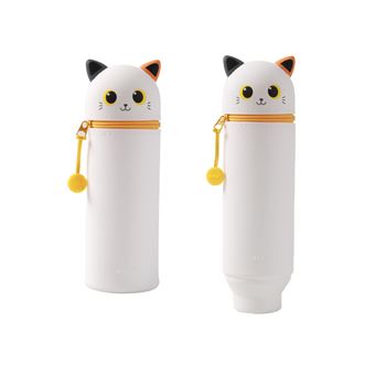Trousse en silicone Itotal Cat Blanc