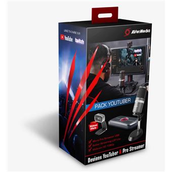 Pack Youtuber Avermedia Pro Streamer