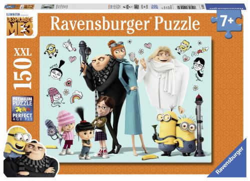 Puzzle 150 pièces Gru et sa famille Moi, Moche et Méchant 3 Ravensburger