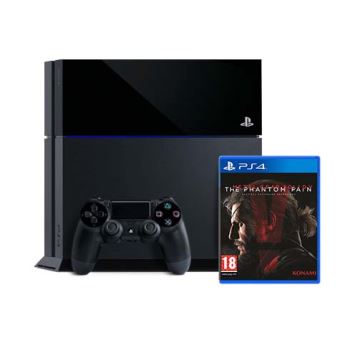 Sony PlayStation 4 - Console de jeux - 500 Go HDD - noir de jais - METAL GEAR SOLID V: THE PHANTOM PAIN