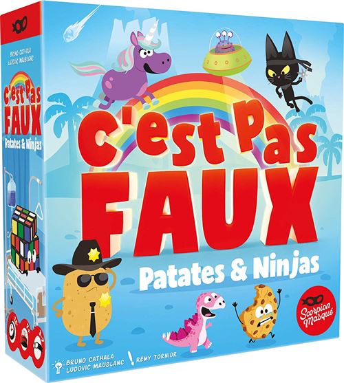 Asmo Jeu D’Ambiance Asmodée C'Est Pas Faux Patates Et Ninjas