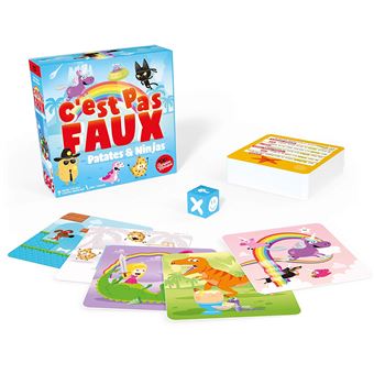 Jeu d’ambiance Asmodée C'est pas faux Patates et ninjas