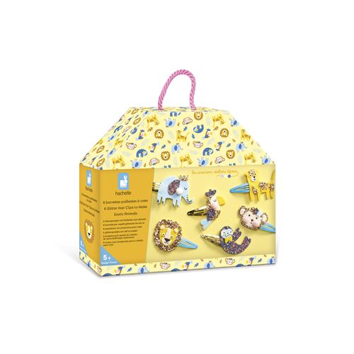 Jeu Créatif Janod J09178janod – Atelier Bijoux avec 6 Barrettes Animaux Pailletés