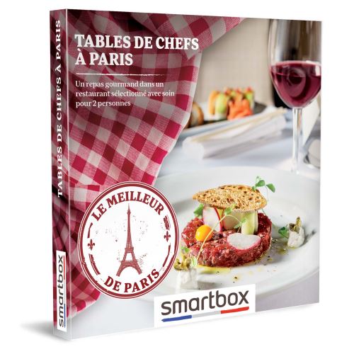 Coffret cadeau Smartbox Tables de chefs à Paris
