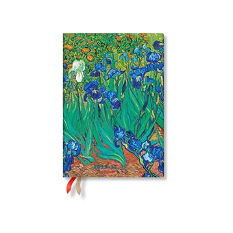 Agenda scolaire Paperblanks 2022 2023 semainier Iris de Van Gogh Midi