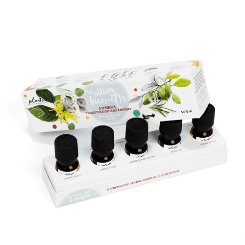 Coffret de 5 synergies huiles essentielles
