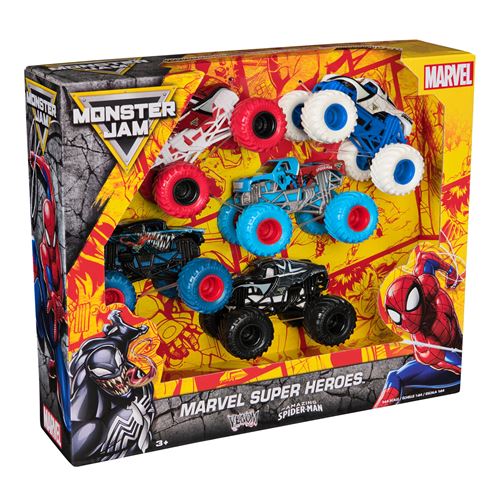 Dc Comics Pack De 5 Véhicules Spider-Man Die-Cast Monster Jam - Image 2