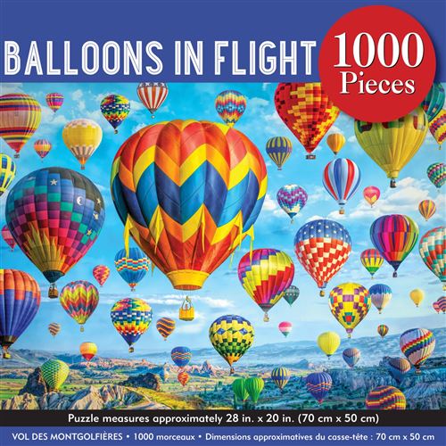 Puzzle LetterBox Peter Pauper Ballon 1000 pièces 50 x 70 cm