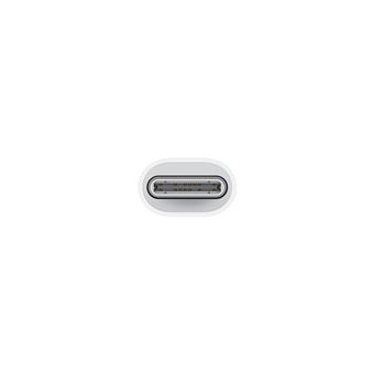 Adaptateur Apple USB-C vers Lightning pour iPhone Blanc