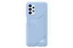 Coque souple ultra fine avec porte-carte pour Samsung Galaxy A13 4G Bleu arctique