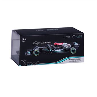 Voiture Bburago 1/43 Racing 2021 Mercedes-AMG F1 Hamilton