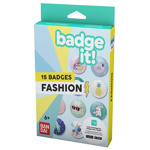 Recharge Badge It Fashion Bandai
