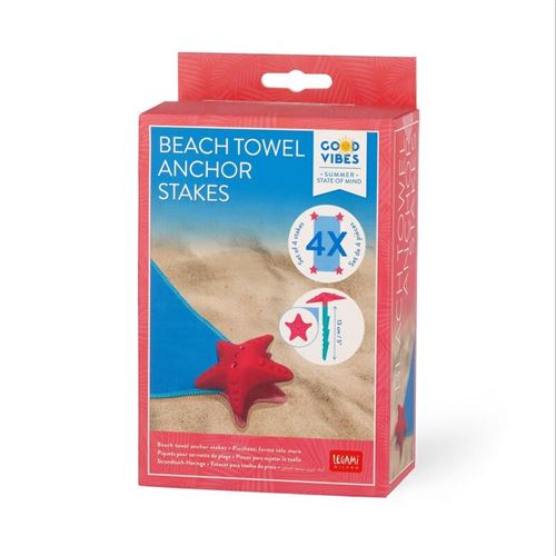 Set de 4 Piquets Legami pour serviette de plage
