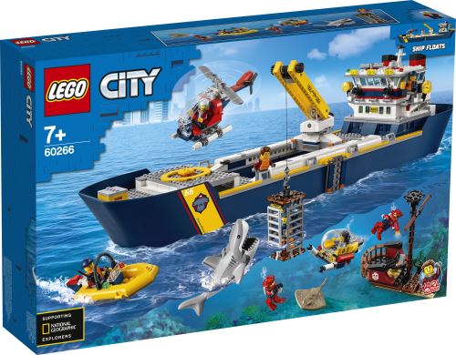 LEGO® City Oceans 60266 Le bateau d'exploration océanique