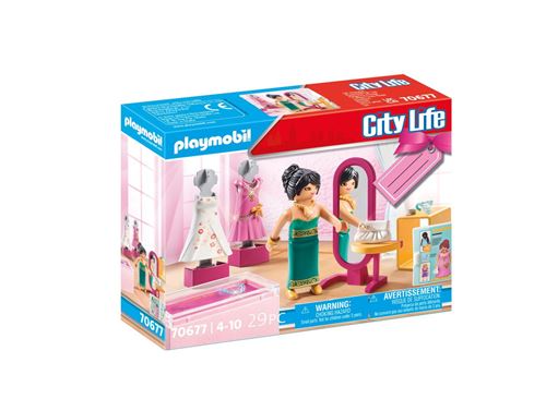 Playmobil City Life 70677 Set Cadeau Boutique De Mode