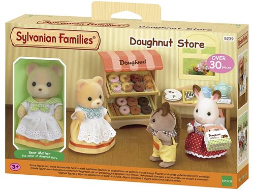 Playset Sylvanian Families Stand de donuts et Figurine