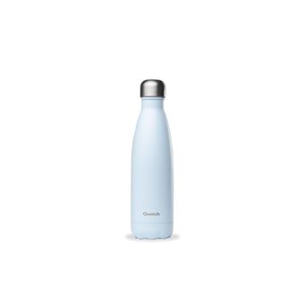 Bouteille isotherme 500 ml bleu pastel - Qwetch - Bleu - Inox