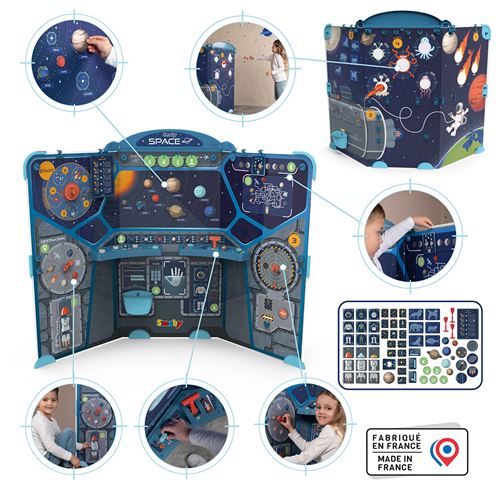 Space Center Smoby 7600390100 – Découverte de l'Espace avec 15 Activités et 60 Accessoires - vue 2