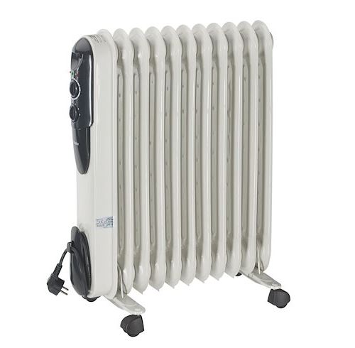 Radiateur Bain D'Huile Lumix X-Oil 01 1500 W Gris