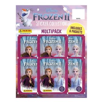 Pack 6 pochettes Panini Disney Frozen La Reine des Neiges 2 - Carte à ...