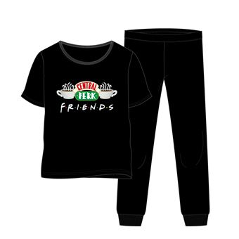 Pyjama Femme Friends Central Perk - T-shirt Et Pantalon - Cadeau Série TV - 100% Coton