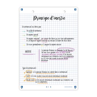 Bloc de 32 Fiches Bristol Oxford Révision 2.0 A5 Q5 Blanc