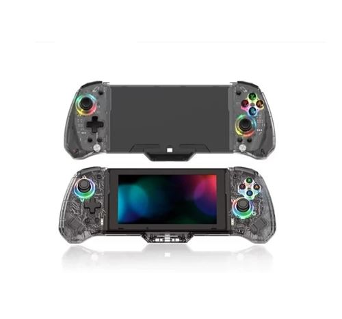 Manette filaire Ibroz pour Nintendo Switch et Nintendo Switch OLED Transparent