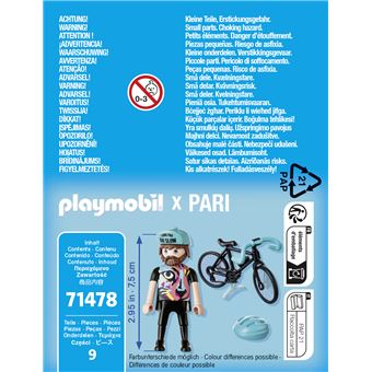 Playmobil 71478 – Paul Le Cycliste, Avec Personnage Paul Ripke Et Son Vélo De Route