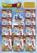 Jeu de cartes Panini Dragon Ball Super Pack 5 pochettes avec 5 pochettes offertes