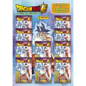 Jeu de cartes Panini Dragon Ball Super Pack 5 pochettes avec 5 pochettes offertes