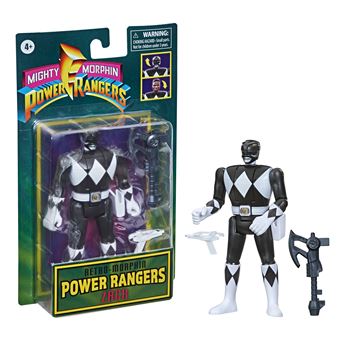 Figurine Power Rangers Mighty Morphin Retro Morphin Zack Noir 15 cm