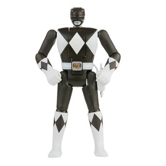 Figurine Power Rangers Mighty Morphin Retro Morphin Zack Noir 15 cm