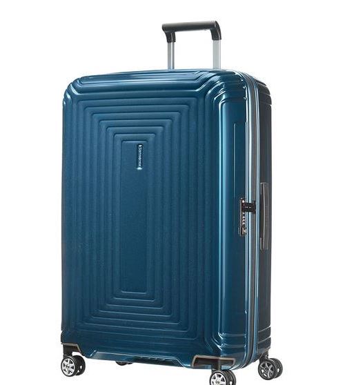 Valise extensible Samsonite Neopulse Spinner 75 cm Taille L 4 roues Bleu