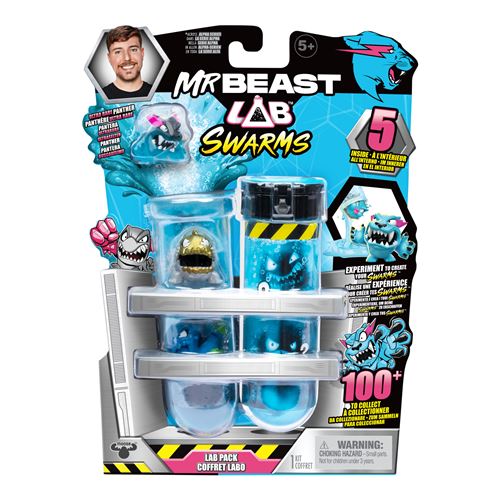 5 MINIS FIGURINES SWARMS MRBEAST LAB - vue 3