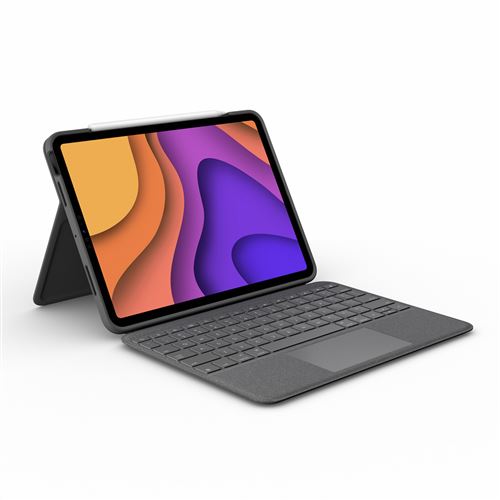 Logitech - Folio Touch - Clavier avec Trackpad pour iPad Air 11 pouces - Gris - Image 3