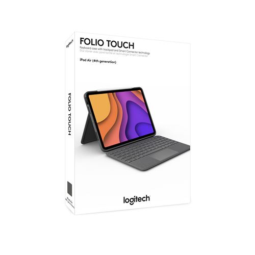 Étui Folio Touch de Logitech avec clavier et trackpad pour iPad